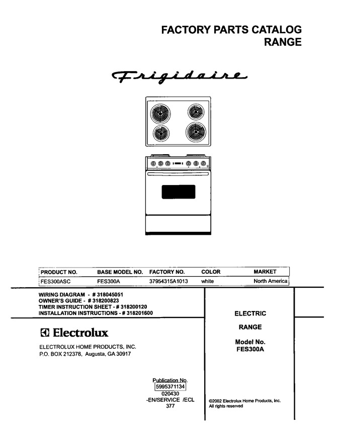 Diagram for FES300ASC