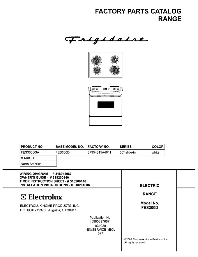 Diagram for FES300DSA