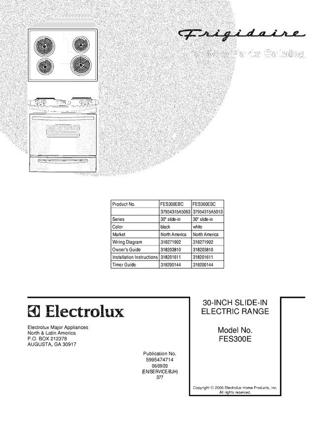Diagram for FES300ESC