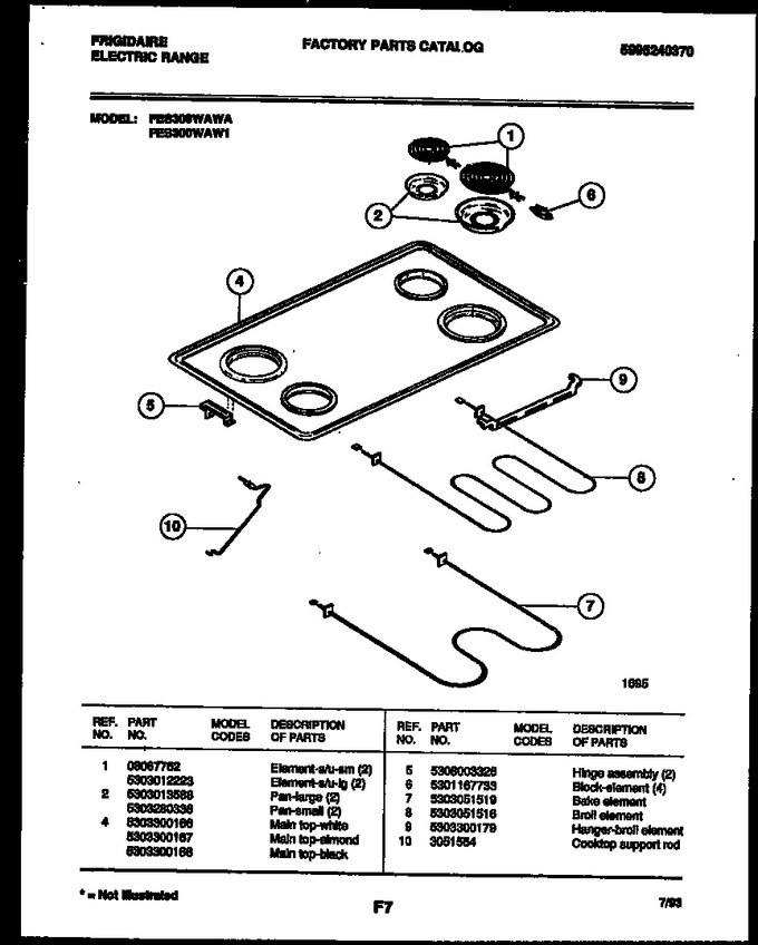 Diagram for FES300WAWA