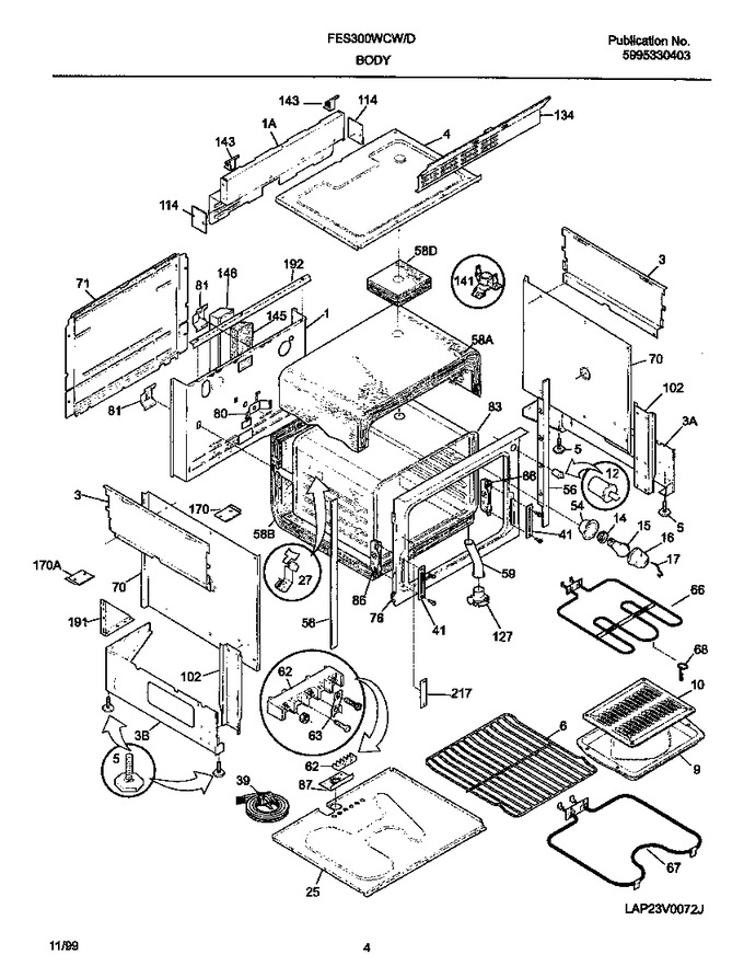 Diagram for FES300WCDH