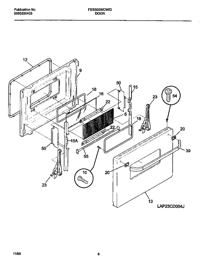 Diagram for FES300WCDH