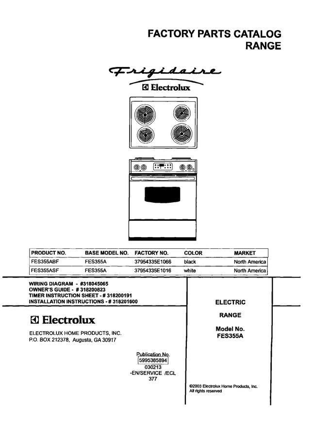 Diagram for FES355ASF