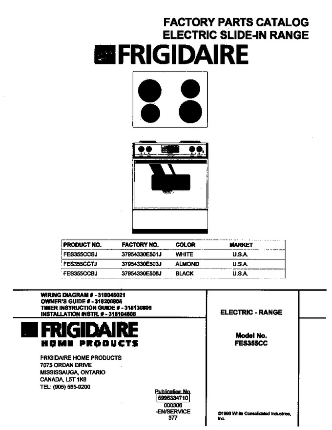 Diagram for FES355CCTJ