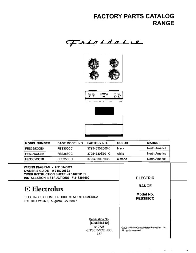 Diagram for FES355CCBK