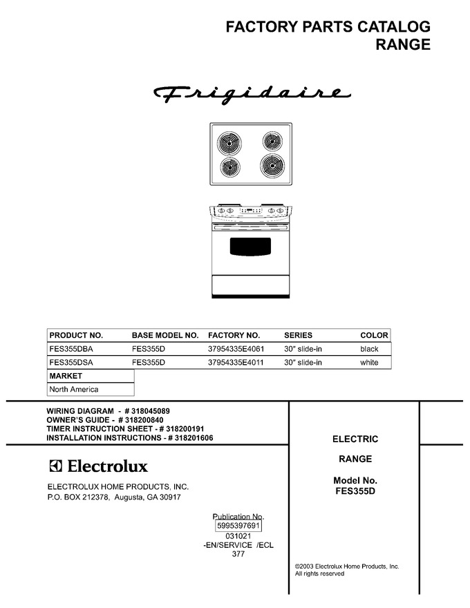 Diagram for FES355DBA