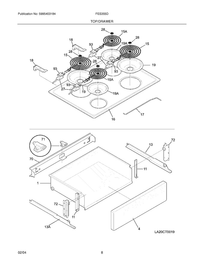 Diagram for FES355DSB