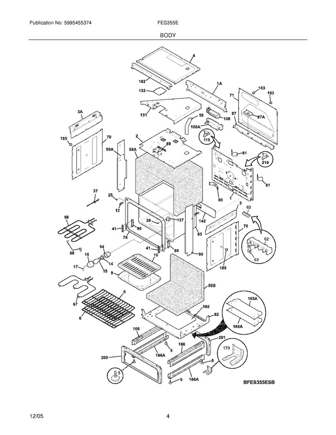 Diagram for FES355ESB
