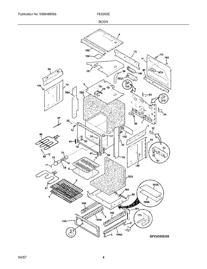 Diagram for FES355EBC