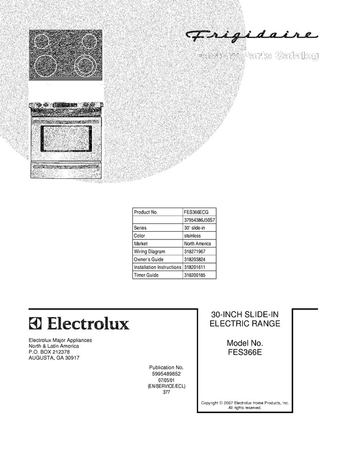 Diagram for FES366ECG