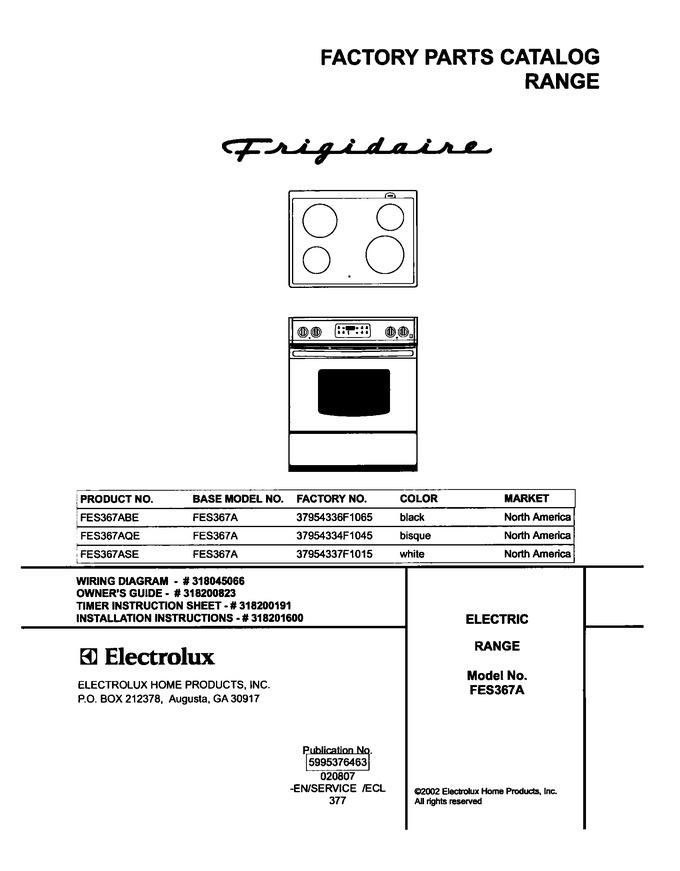 Diagram for FES367ASE