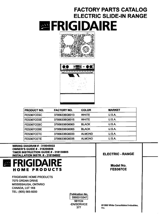 Diagram for FES367CETE