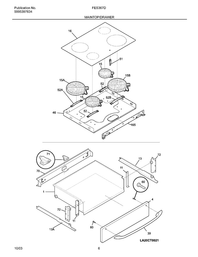 Diagram for FES367DCA