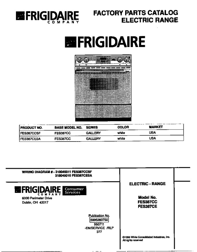 Diagram for FES387CCSF