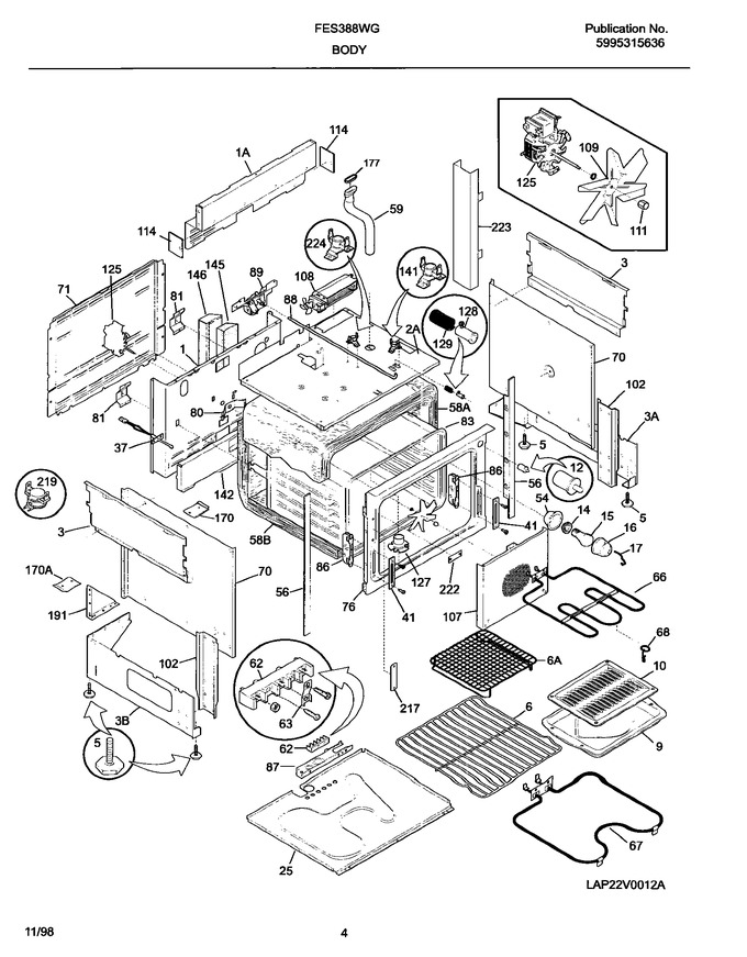 Diagram for FES388WGCB