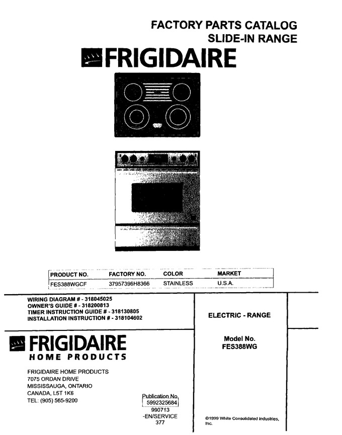 Diagram for FES388WGCF