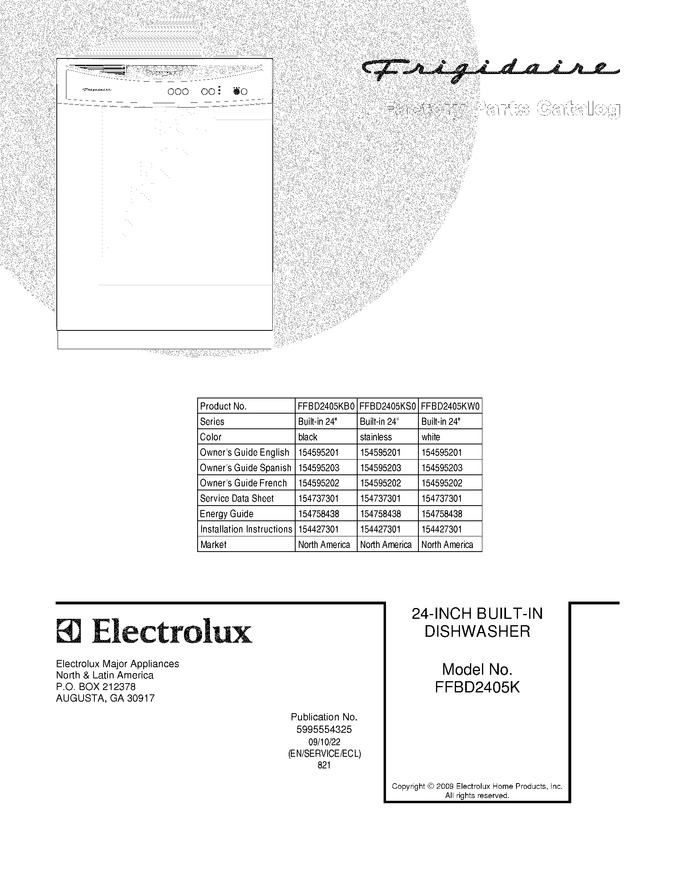 Diagram for FFBD2405KW0