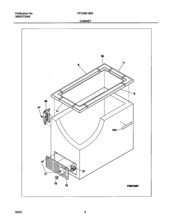 Diagram for FFC05K1BW0