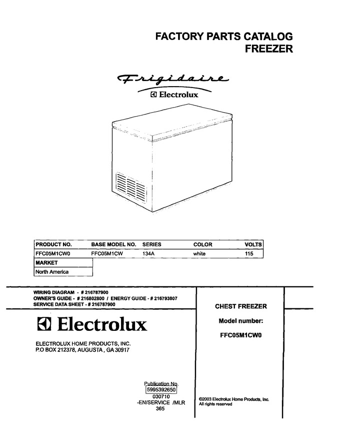 Diagram for FFC05M1CW0