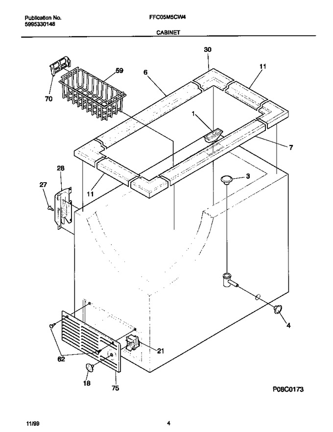 Diagram for FFC05M5CW4