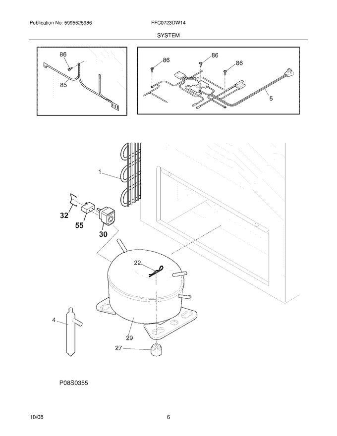 Diagram for FFC0723DW14