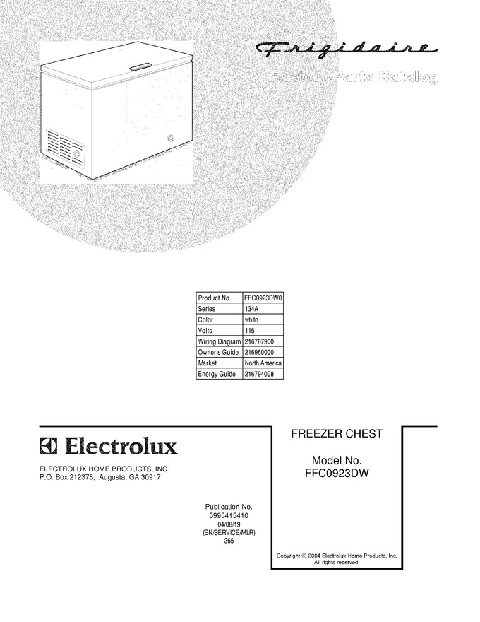 Diagram for FFC0923DW0