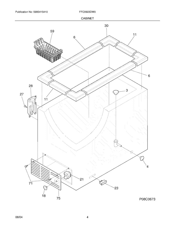 Diagram for FFC0923DW0
