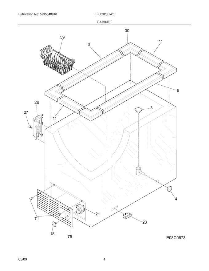 Diagram for FFC0923DW5