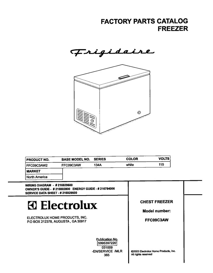 Diagram for FFC09C3AW2