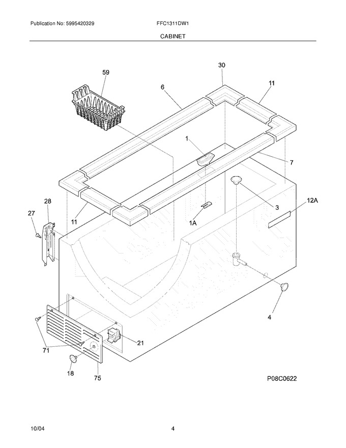Diagram for FFC1311DW1