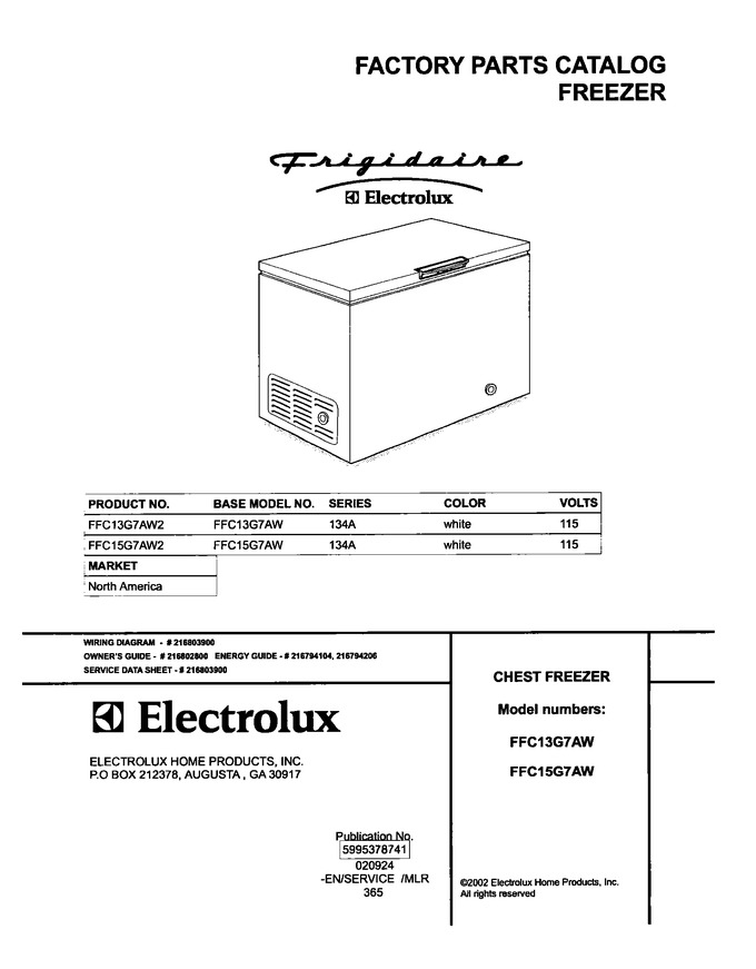 Diagram for FFC15G7AW2