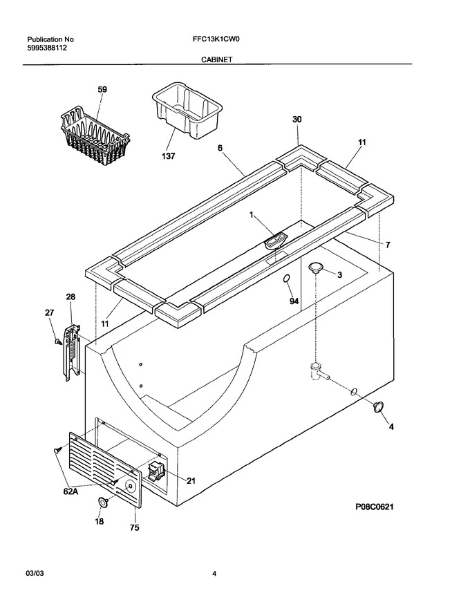 Diagram for FFC13K1CW0