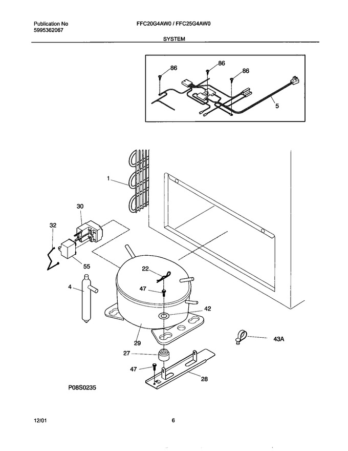 Diagram for FFC25G4AW0