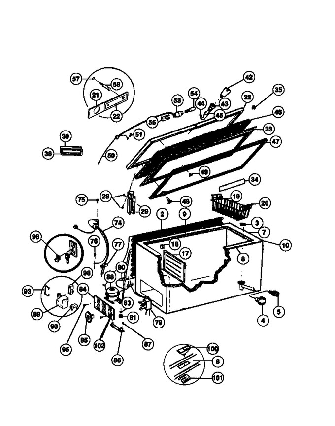 Diagram for FFC23M5AW3