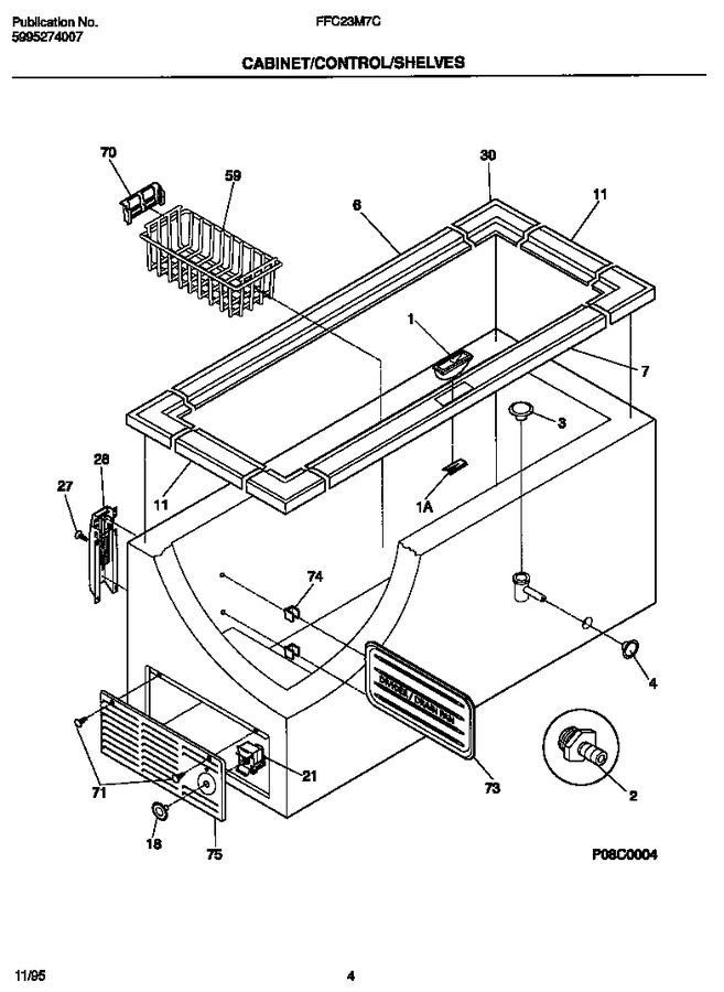 Diagram for FFC23M7CW1