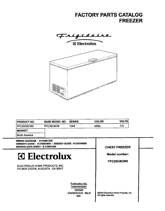 Diagram for FFC25C8CW0