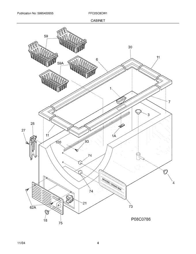 Diagram for FFC25C8CW1