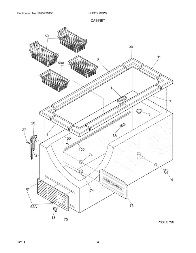 Diagram for FFC25C8CW2