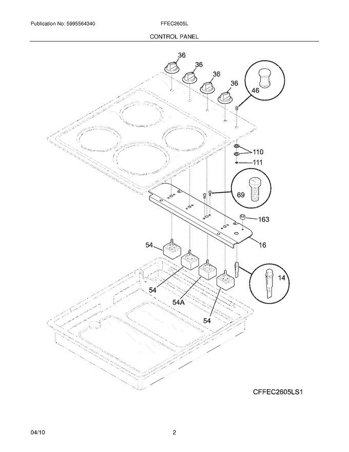 Diagram for FFEC2605LW1