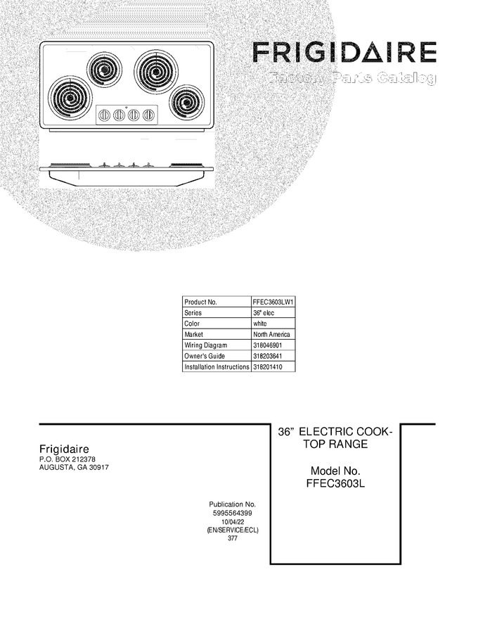 Diagram for FFEC3603LW1