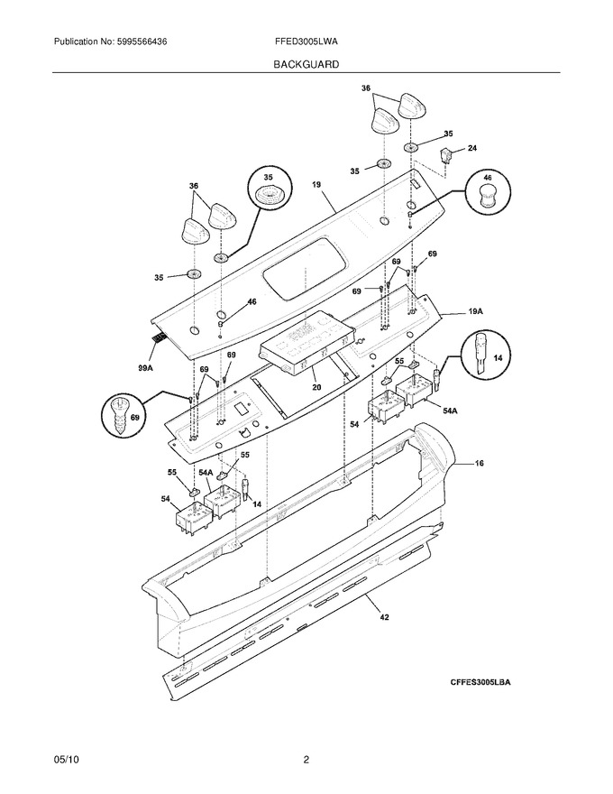 Diagram for FFED3005LWA