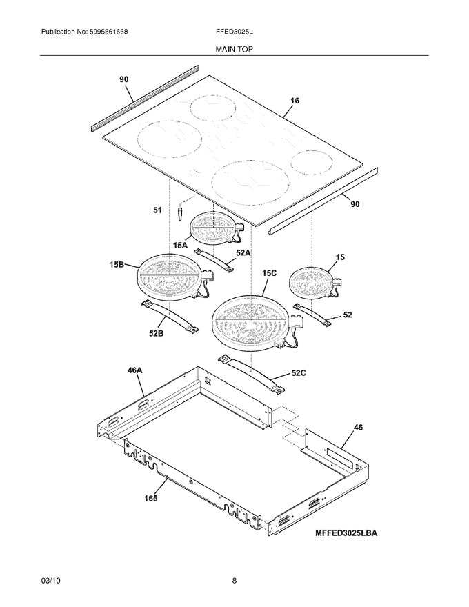 Diagram for FFED3025LWA