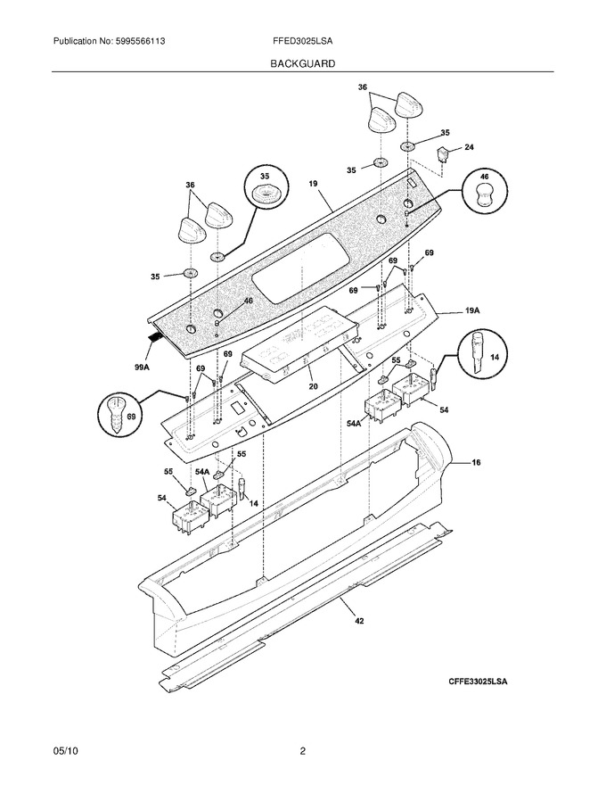 Diagram for FFED3025LSA