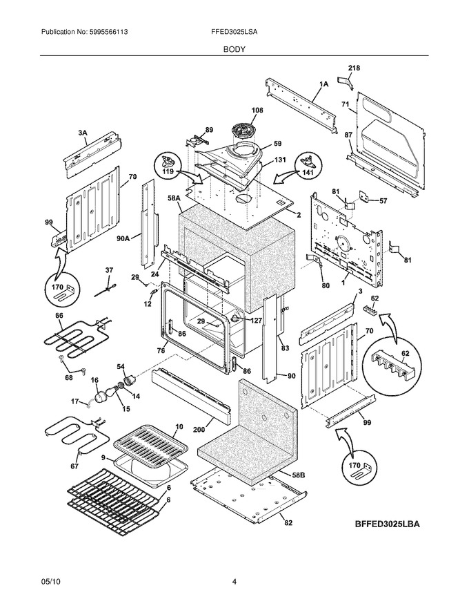 Diagram for FFED3025LSA