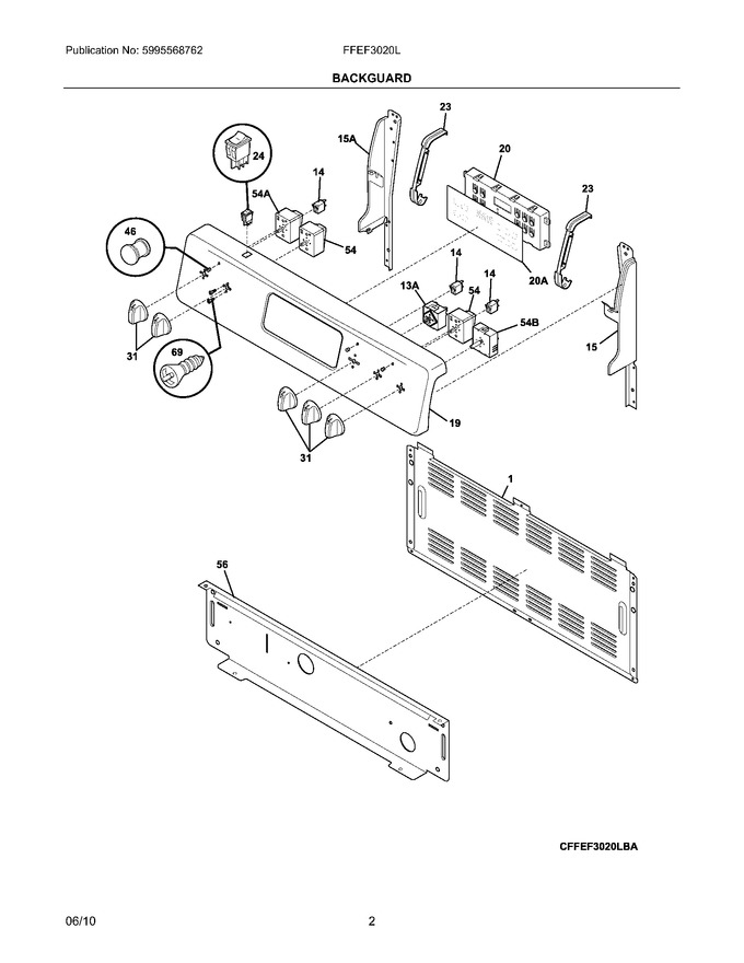 Diagram for FFEF3020LBB