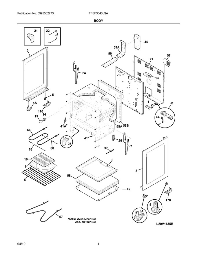 Diagram for FFEF3043LSA