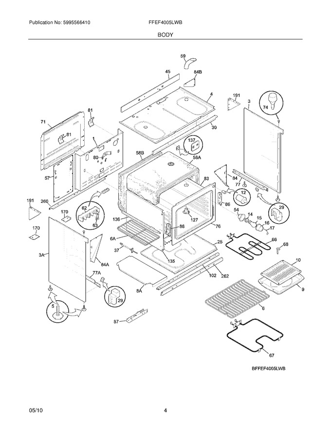 Diagram for FFEF4005LWB