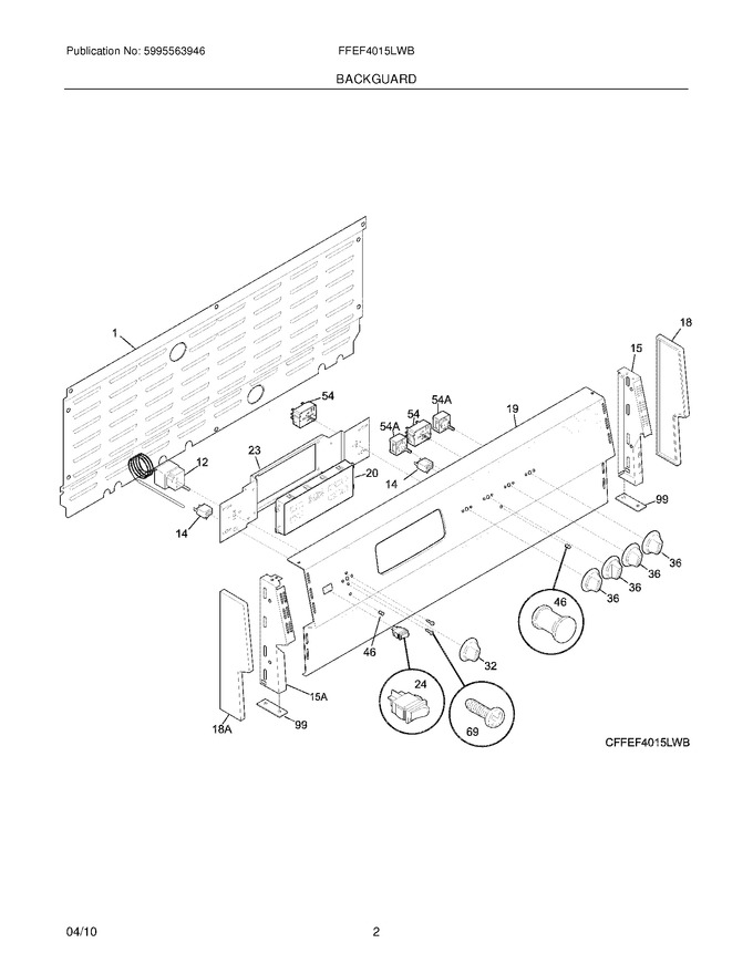 Diagram for FFEF4015LWB