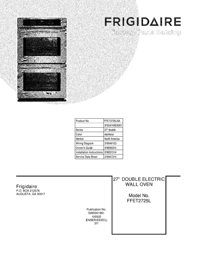 Diagram for FFET2725LSA