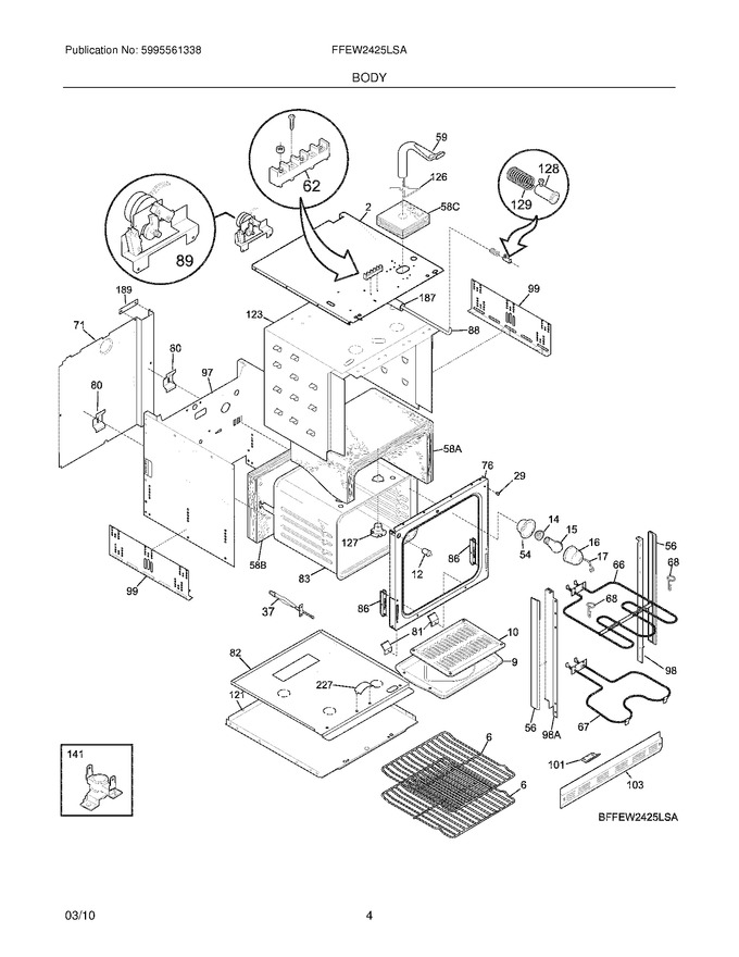 Diagram for FFEW2425LSA